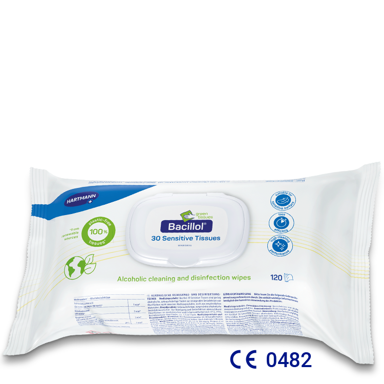 Verpackung Bacillol 30 Sensitive Green Tissues