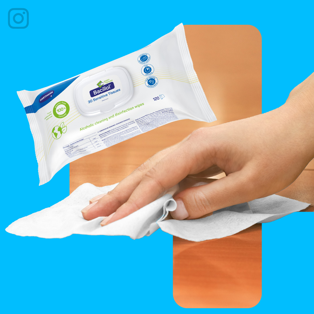Bacillol Green Tissues Faserrückstände Bio