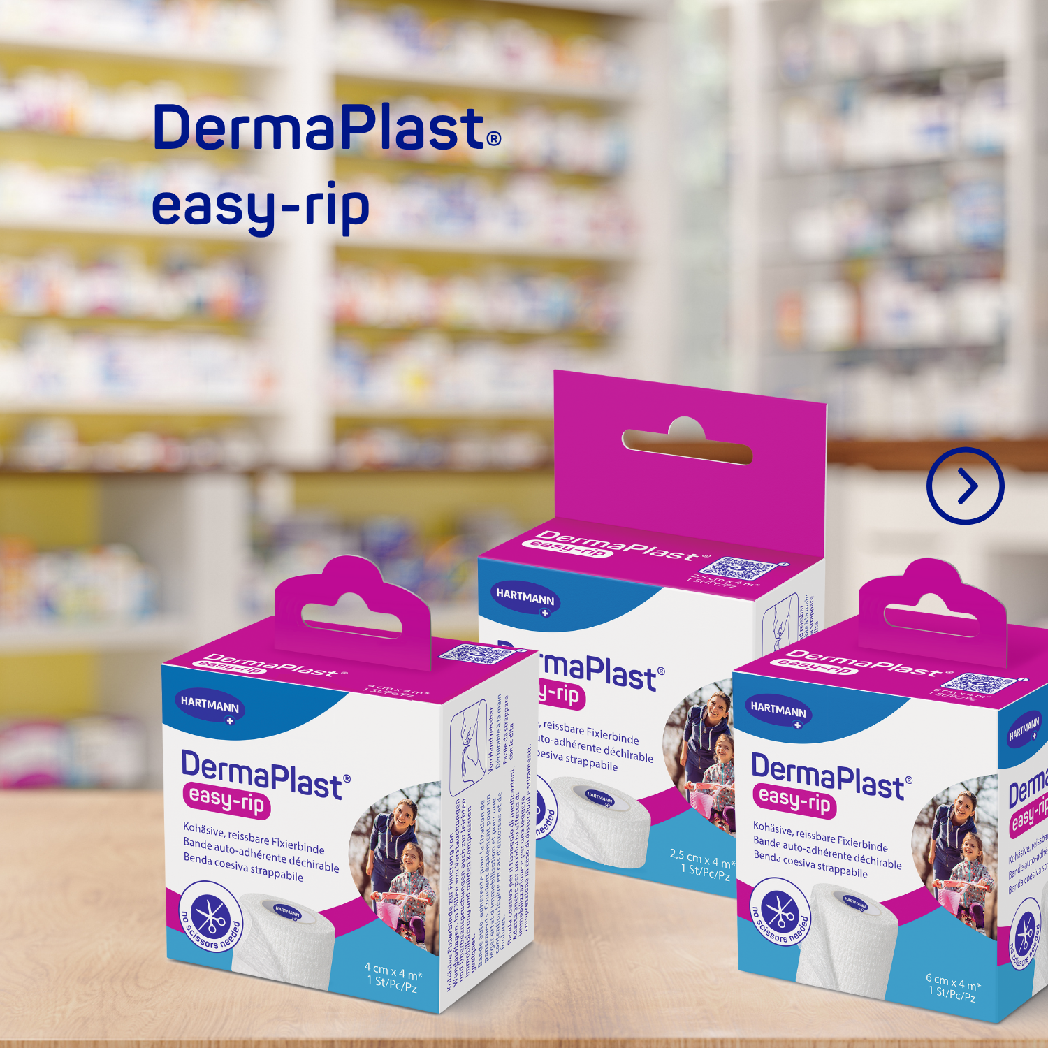 DermaPlast easy-rip Sortimentserweiterung