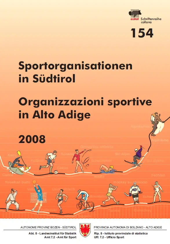 Sportorganisationen in Südtirol 2008