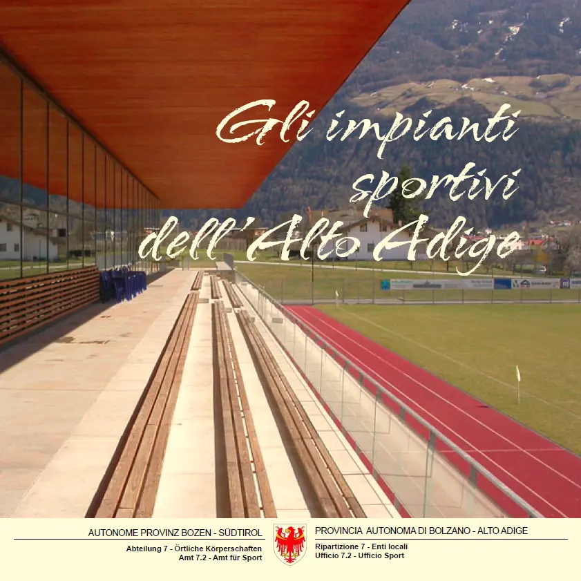 Gli impianti sportivi dell'Alto Adige 2005