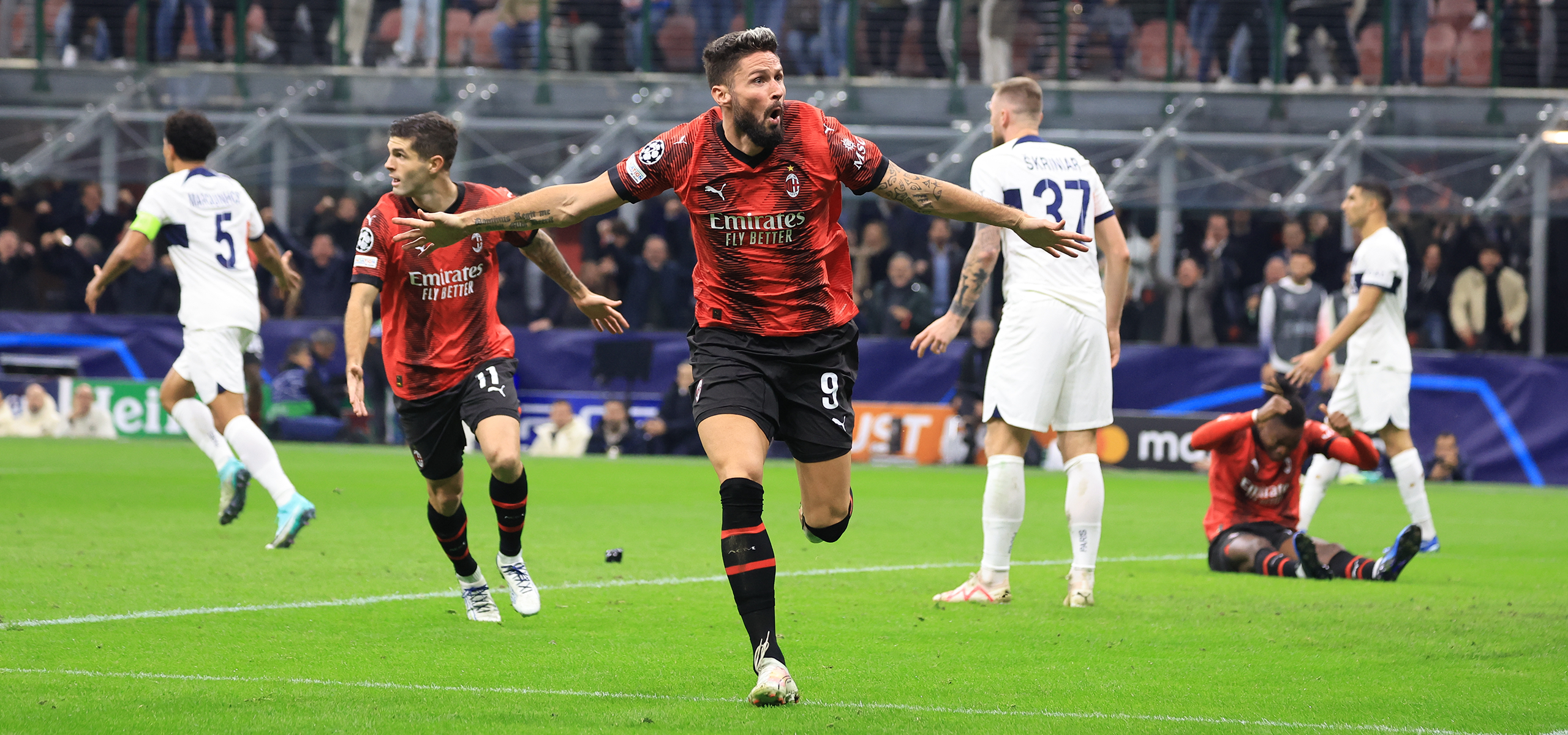 AC Milan 2-1 PSG, UEFA Champions League 2023/24: the match report