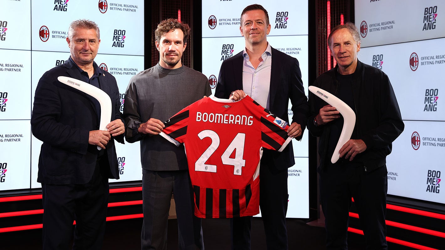 AC Milan and Boomerang sign a new Regional Partnership deal