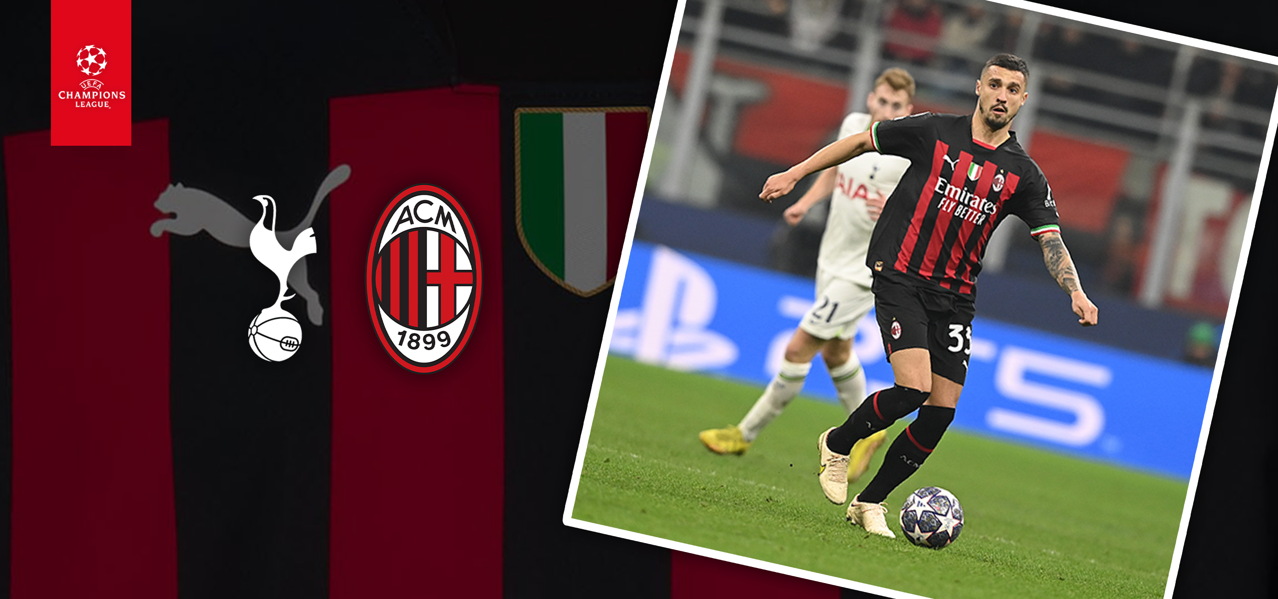 AC Milan 1-0 Tottenham, UEFA Champions League 2022/2023: the match