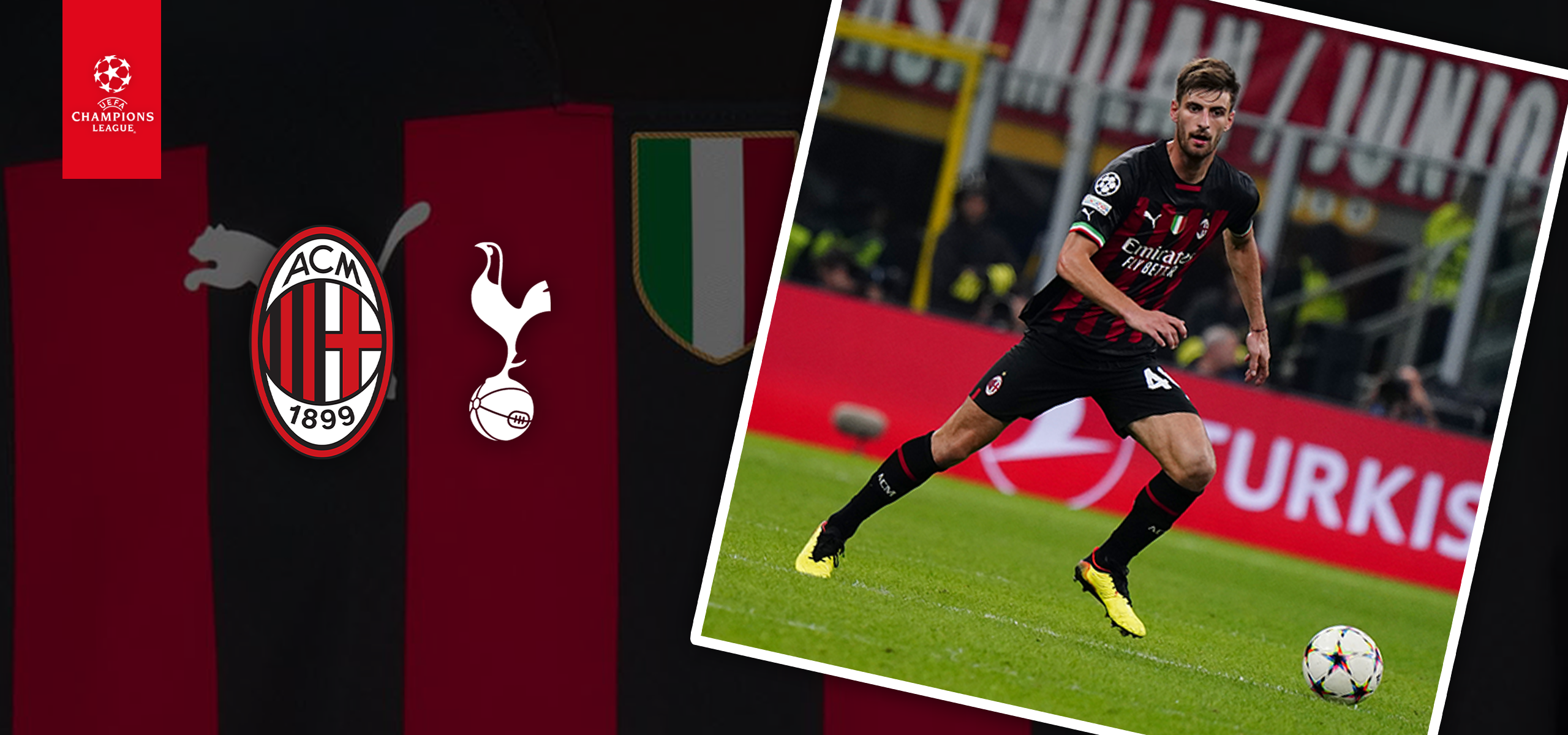 Milano, Italy. 14th Feb, 2023. Rafael Leao (17) of AC Milan seen during the  UEFA Champions League match between AC Milan and Tottenham Hotspur at San  Siro in Milano. (Photo Credit: Gonzales