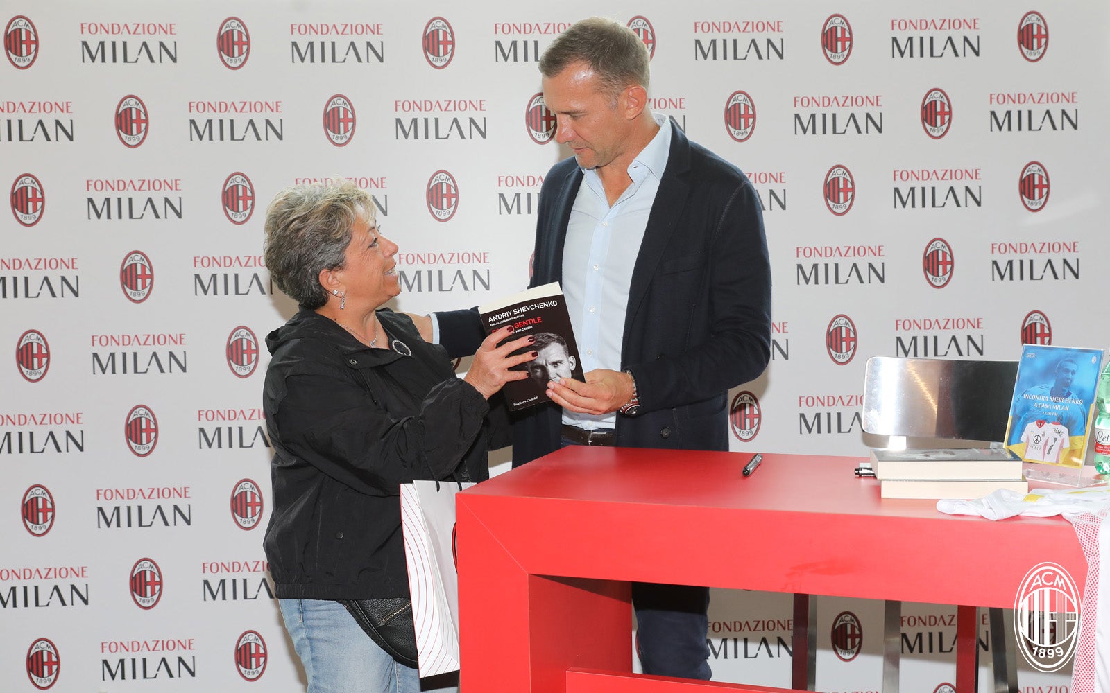 Thank you AC Milan for the gift, - Andriy Shevchenko