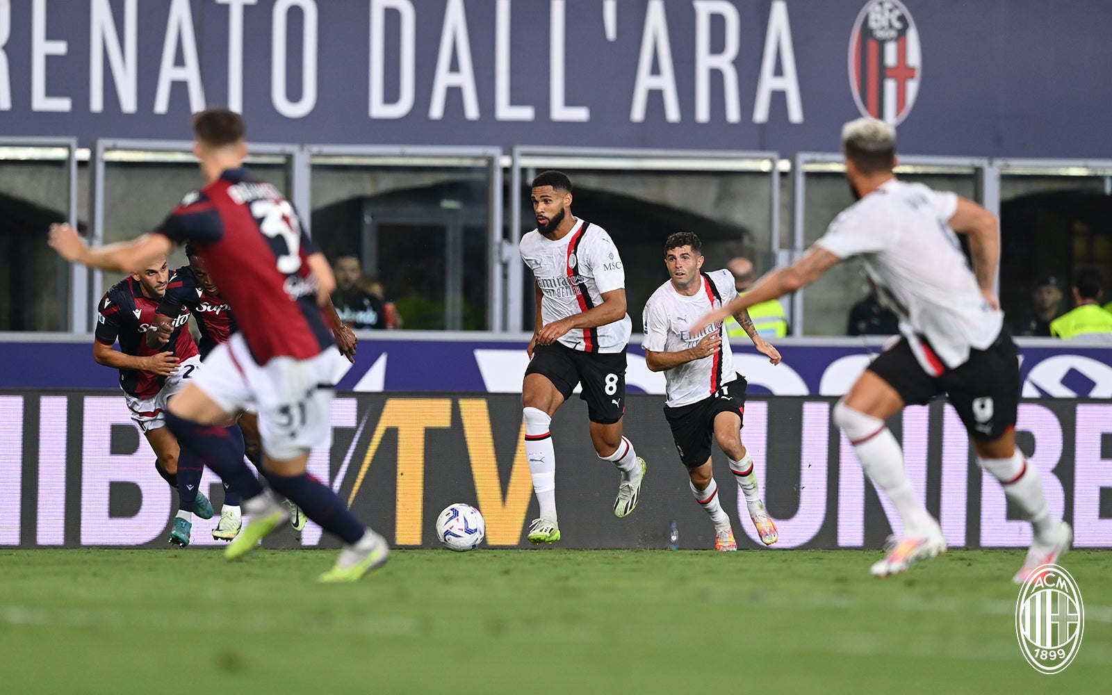 Bologna 0-2 Milan :: Serie A 2023/2024 :: Ficha do Jogo 