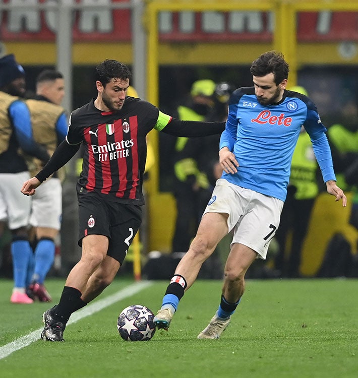 MILAN X NAPOLI, CHAMPIONS LEAGUE 2022 / 2023, 1º) JOGO QUARTAS DE FINAL