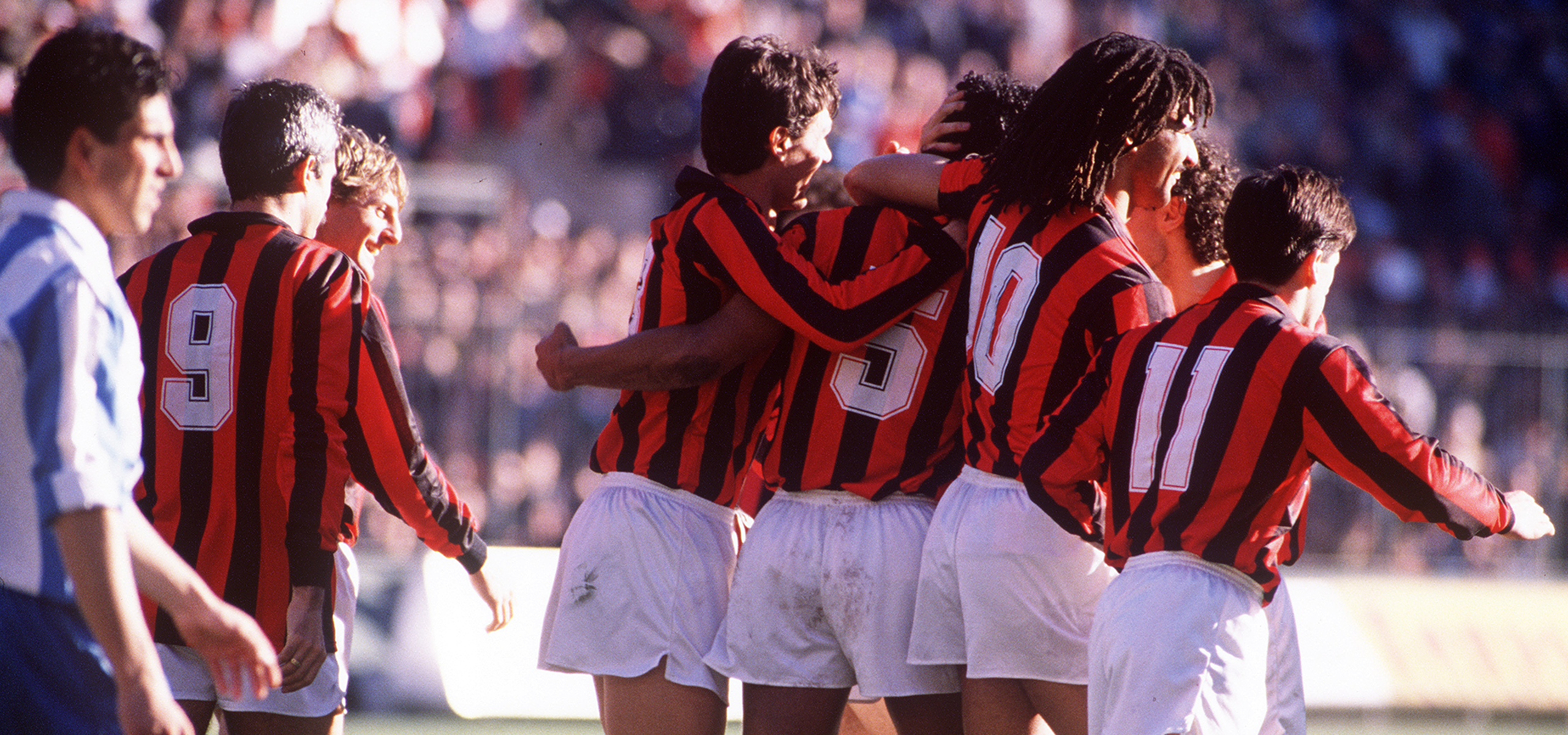 1988-1989 ACミラン　マルディーニ ACミラン 02/03 #3 マルディーニ ユニフォーム - メルカリ