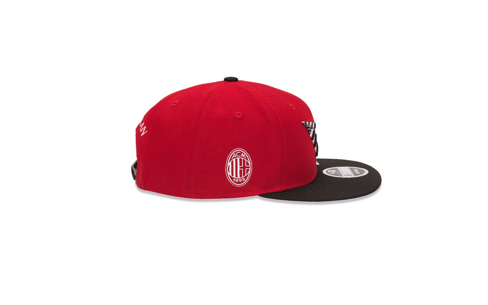 AC Milan Milano Hat Base Cap Italy Red