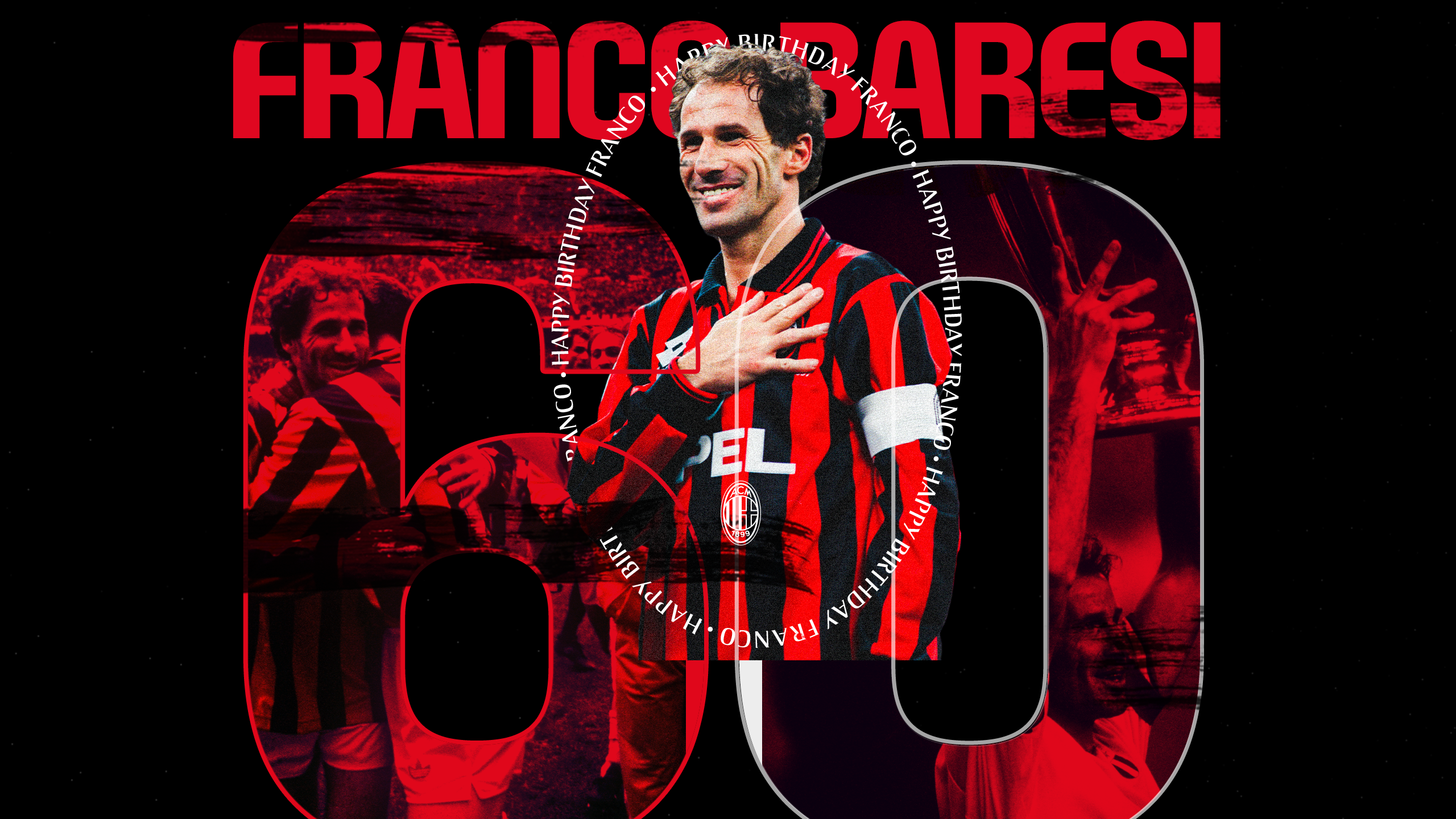 60 MESSAGGI PER I 60 ANNI DI FRANCO BARESI