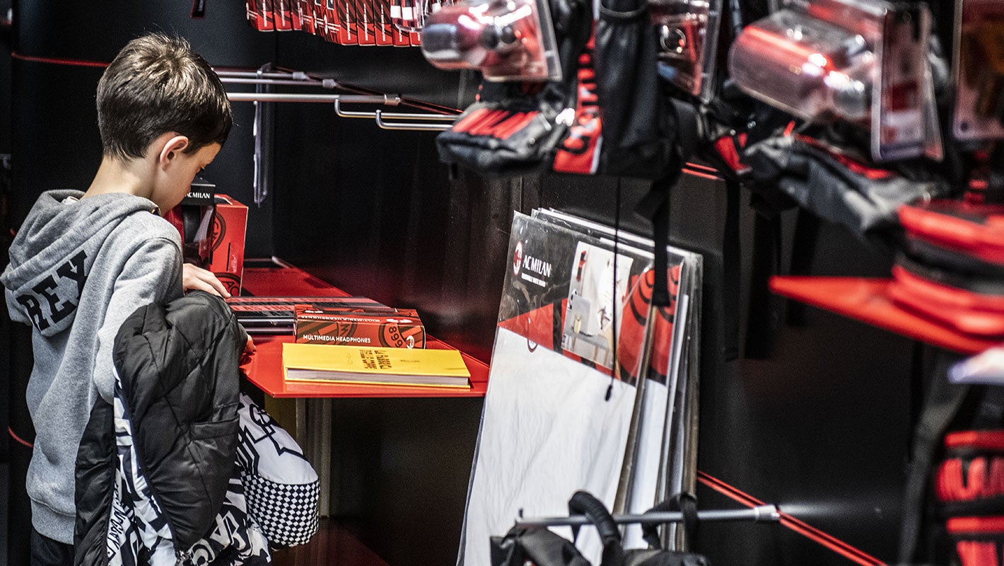 Casa Milan Store acquista nel negozio ufficiale rossonero