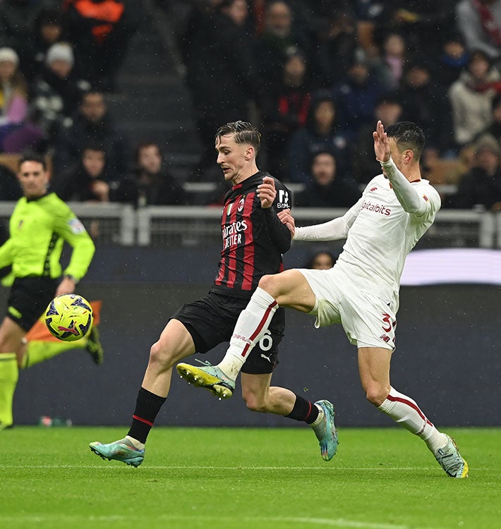 Futebol : Serie Um Jogo De Futebol De 2022 2023 Como Roma Vs Ac Milan No  Estádio Olímpico Em Roma Imagem Editorial - Imagem de novamente,  ventiladores: 276528730