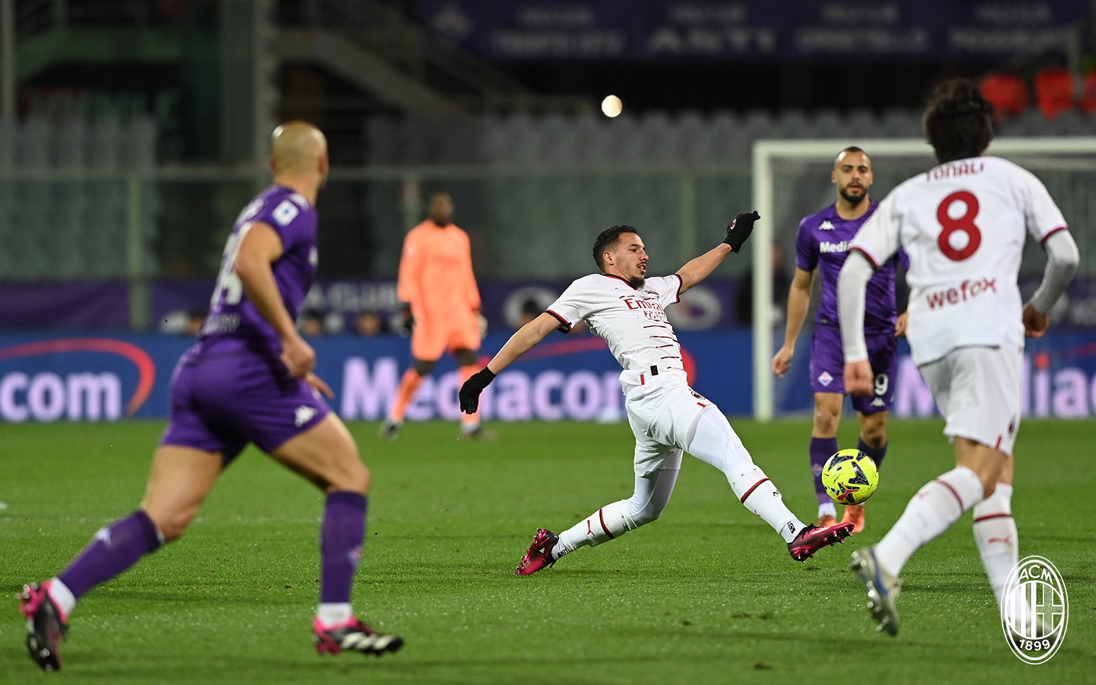 August 28, 2022, Milan, Italy: Kajan Bernarde of ACF Fiorentina celebrates  after scoring his team's second goal during AC Milan - ACF Fiorentina , 1st  turn of Serie A Femminile Tim 2022/23