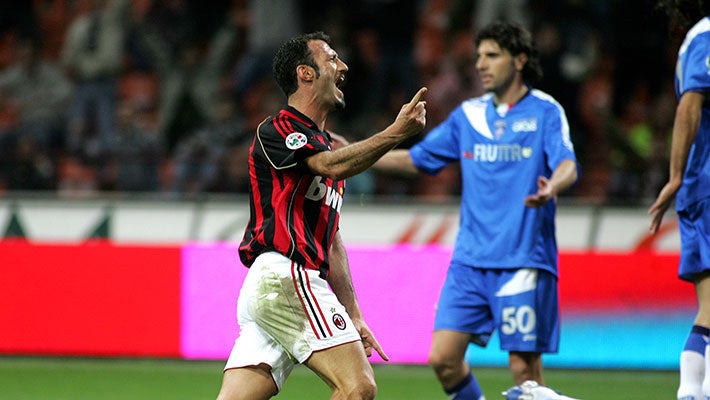 Ronaldo, Gattuso, Gilardino, AC Milan v Empoli