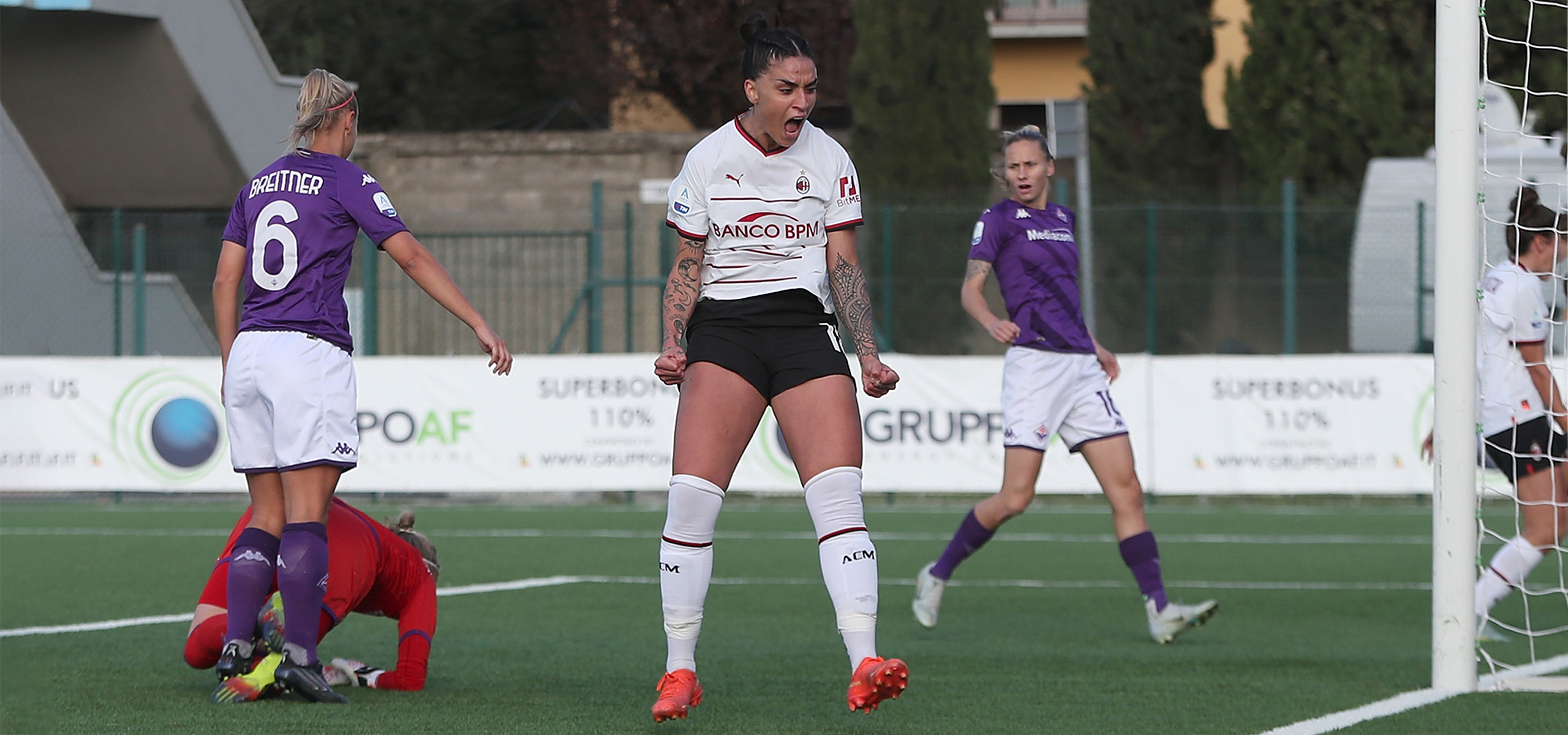 Serie A Femminile: la Fiorentina batte il Milan nel finale di partita - L  Football