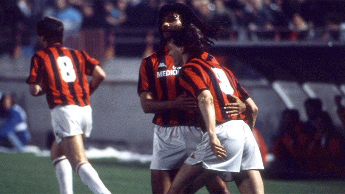 Gazzetta Dello Sport Du 6 Avril 1989 – Real Madrid-Milan, Naples-Malines, Sampdoria