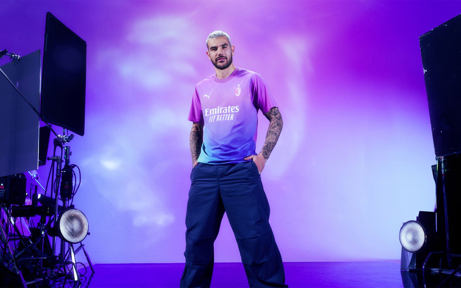  PUMA Men's Soccer AC Milan 23/24 Third Jersey - Celebrating  Inclusivity and Passion for The Unconventional (Small) Pink/Purple : Sports  & Outdoors