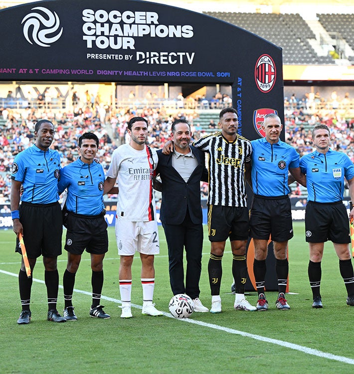 Juventus 6 (2-2) 5 AC Milan, Soccer Champions Tour 2023: the match report