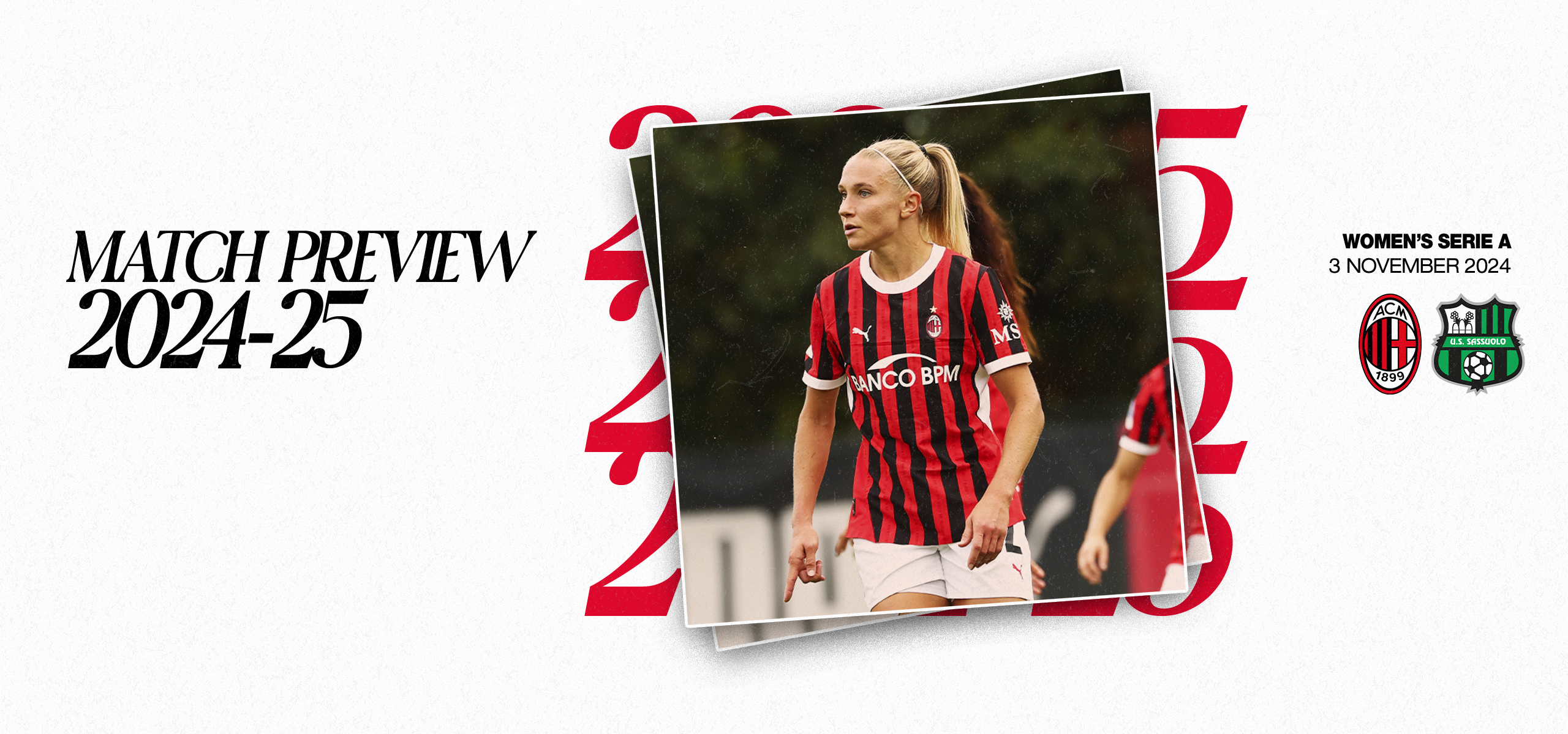 AC Milan-Sassuolo, Serie A Femminile eBay 20242025: la Match Preview | AC  Milan