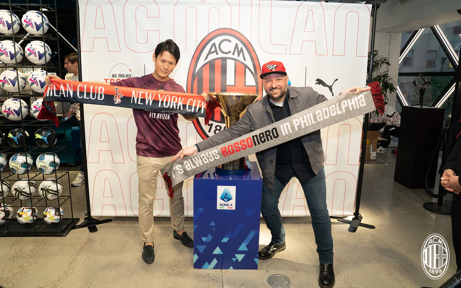 AC Milan Meets Their NYC Fans