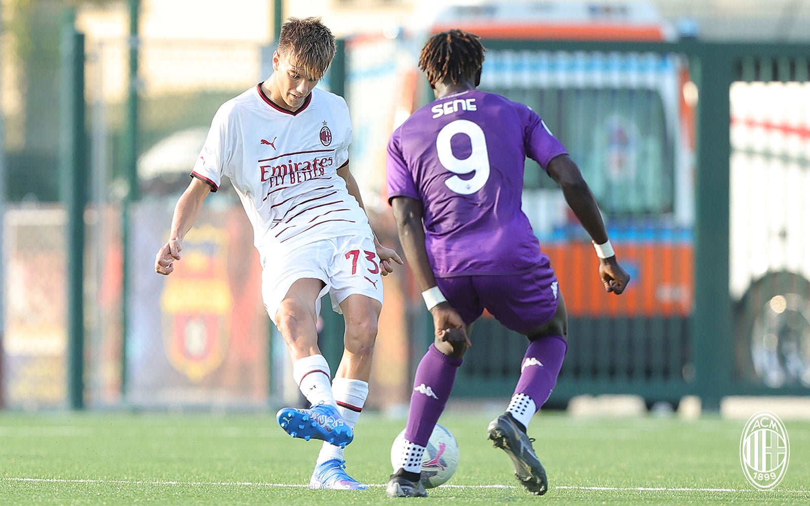 August 28, 2022, Milan, Italy: Kajan Bernarde of ACF Fiorentina celebrates  after scoring his team's second goal during AC Milan - ACF Fiorentina , 1st  turn of Serie A Femminile Tim 2022/23