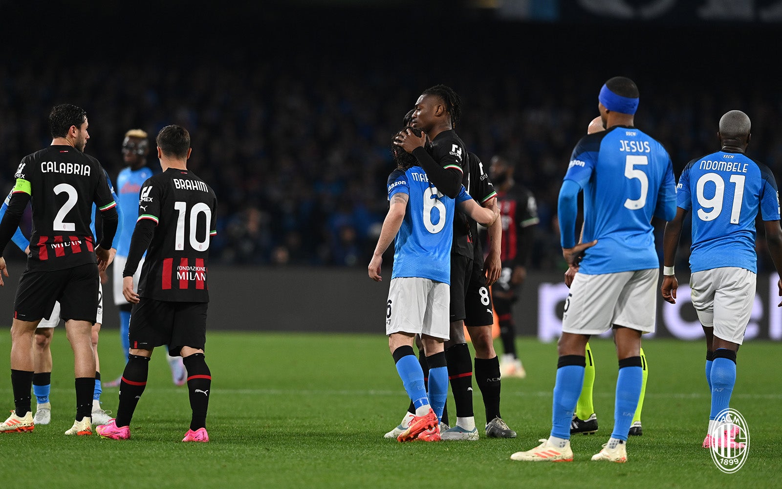 MILAN X NAPOLI, CHAMPIONS LEAGUE 2022 / 2023, 1º) JOGO QUARTAS DE FINAL