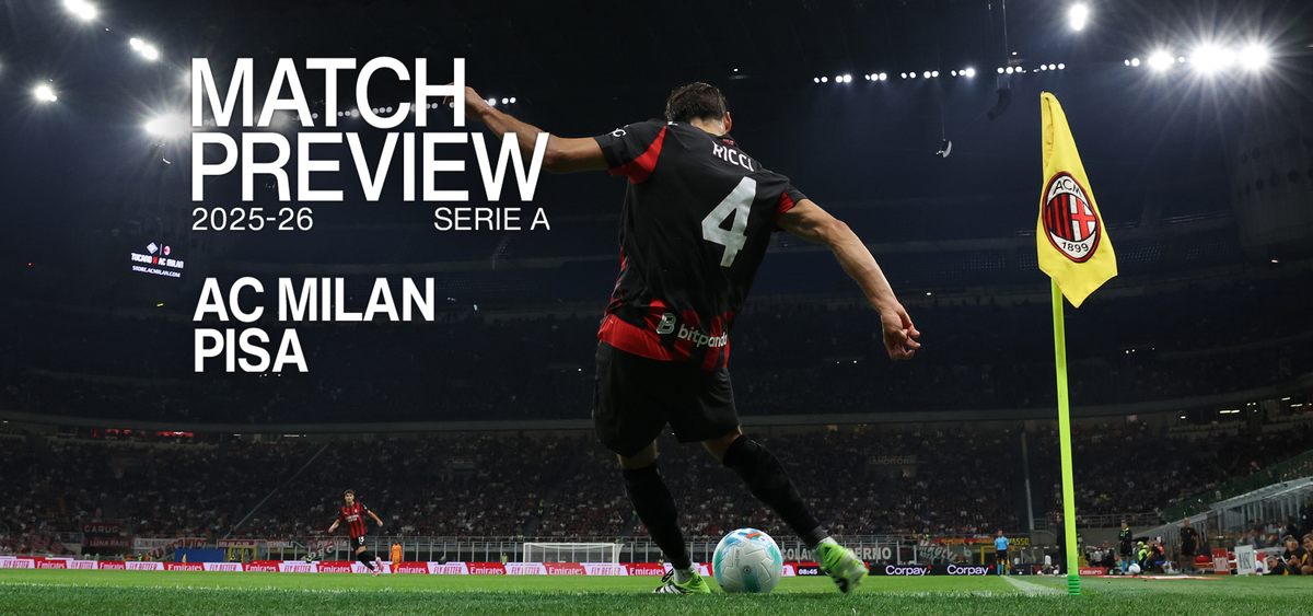 AC Milan-Pisa, Serie A Enilive 2025/2026: statistiche, classifica ...