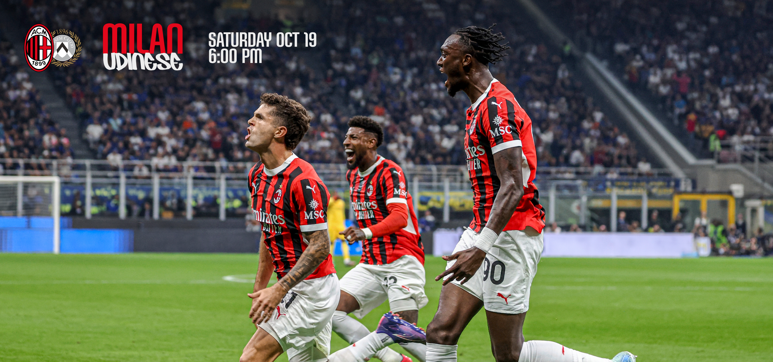 AC Milan v Udinese: tickets on sale for Serie A 2024/25 matchday 8 