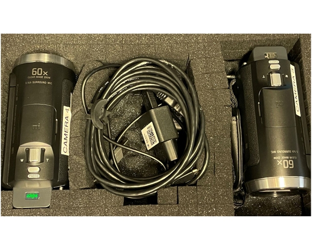 Koffer met 2 handycams