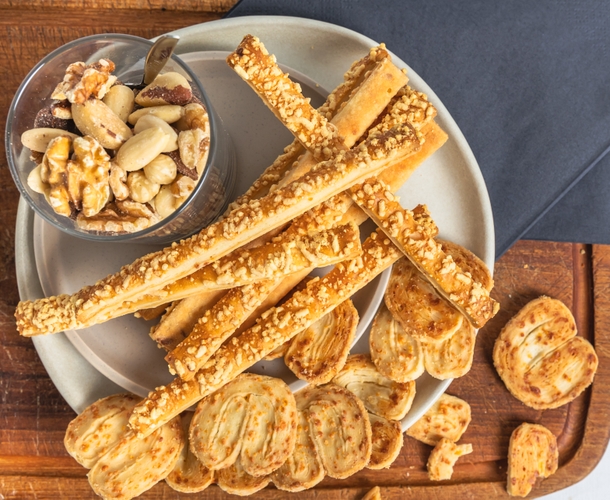 Kaaskoekjes & nootjes