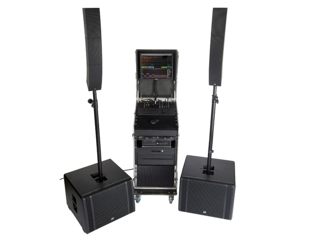 Geluidsinstallatie groot (mini line array)