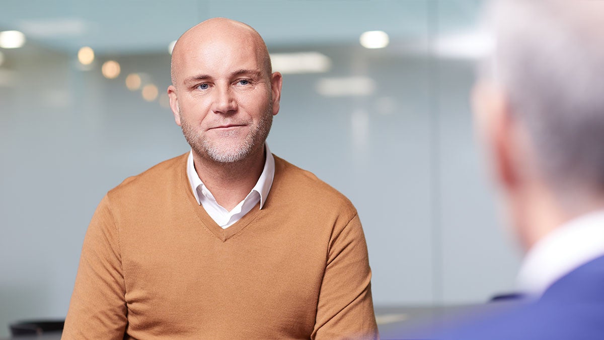 Cancer Pathway patient having a conversation