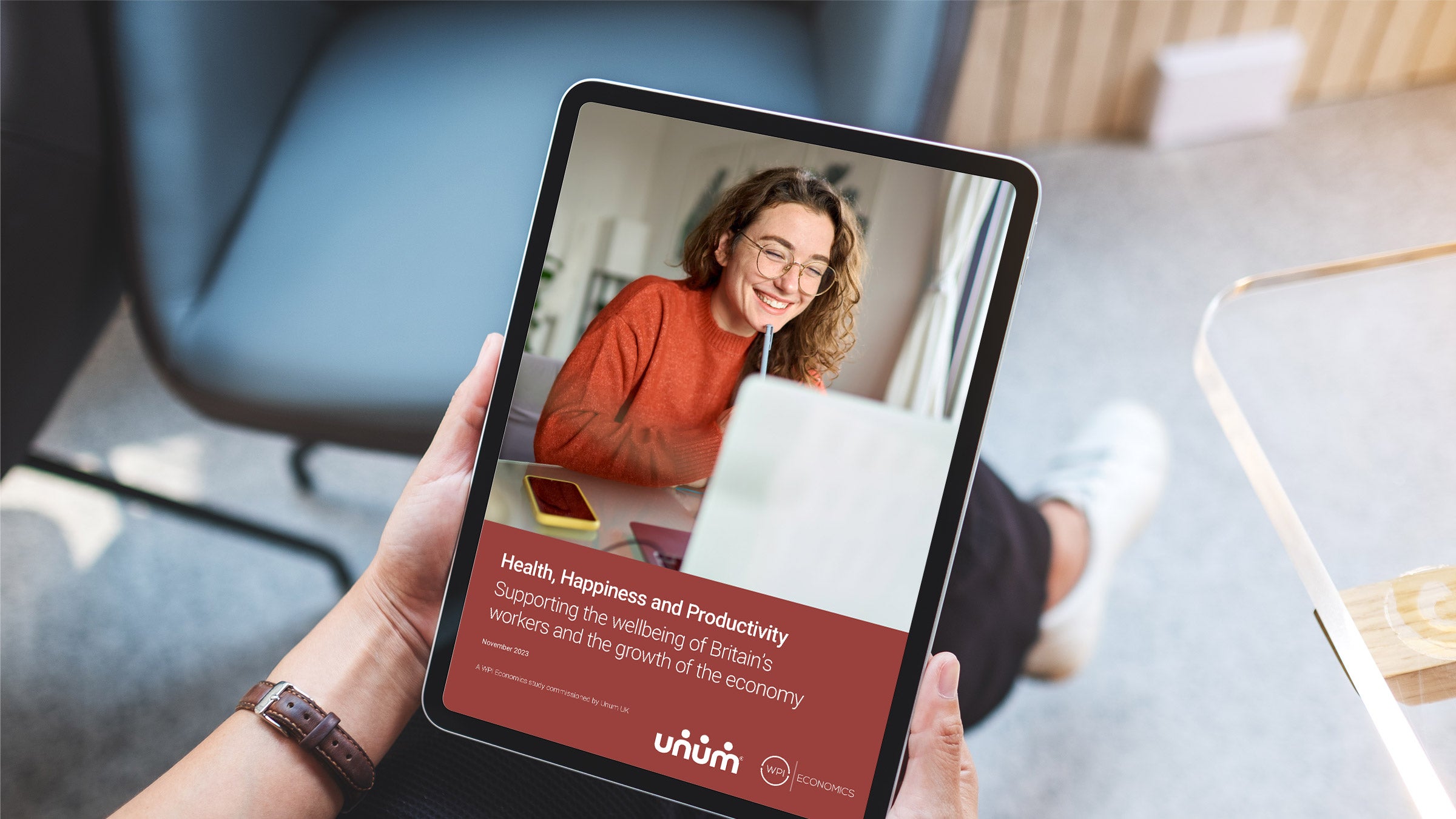 WPI Economics report with Unum, Health, Happiness and Productivity