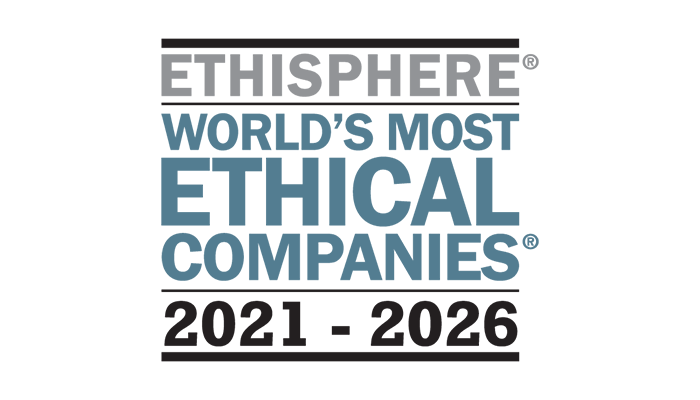 World's most ethical companies logo
