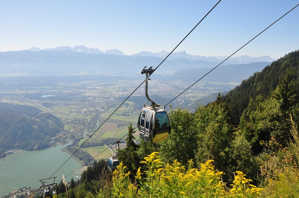 Kanzelbahn-Gerlitzen-mit-Blick-auf-Ossiacher-See © Markus Ramsbacher