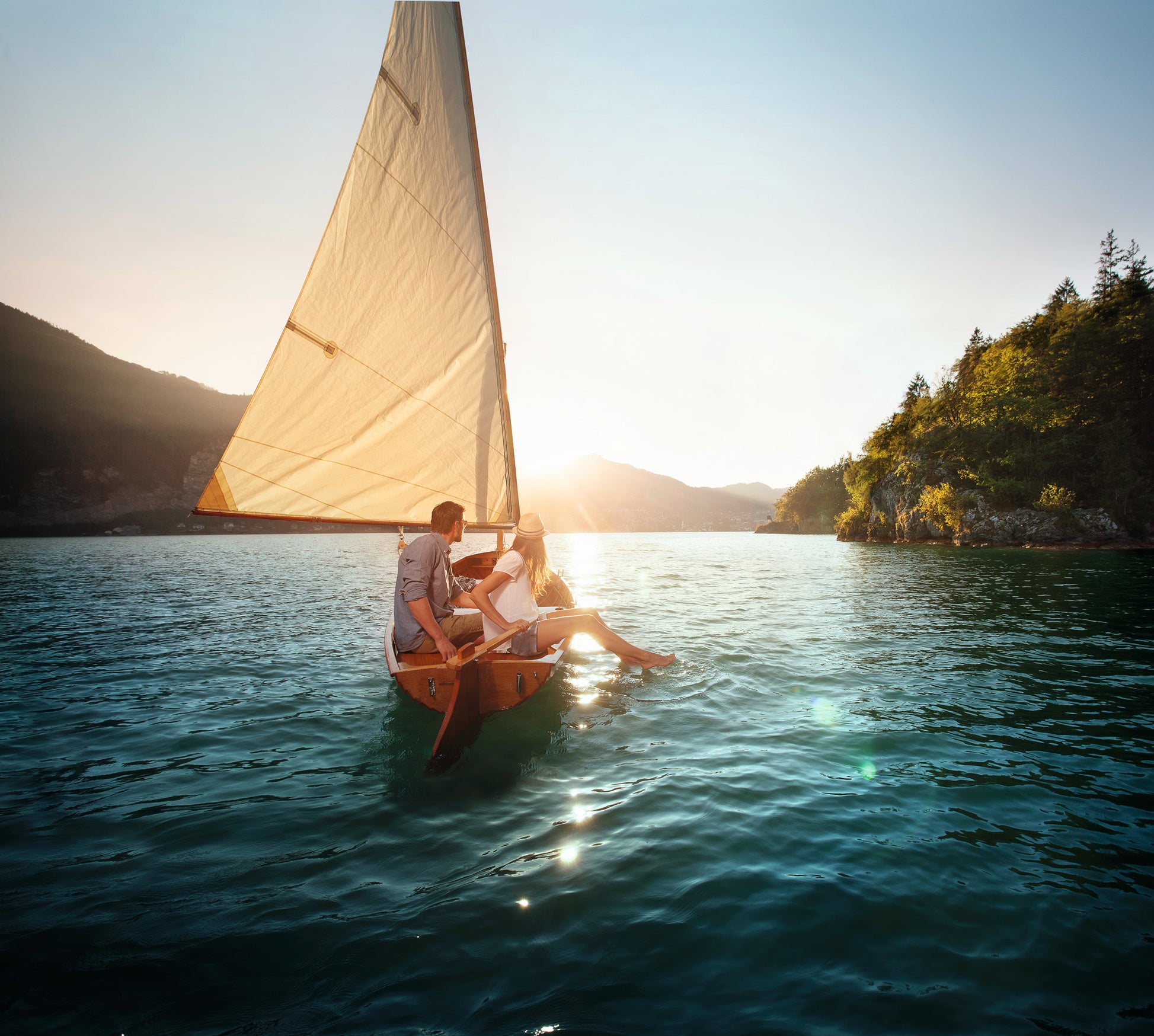 Sonnenuntergang-am-Wolfgangsee © SalzburgerLand Tourismus