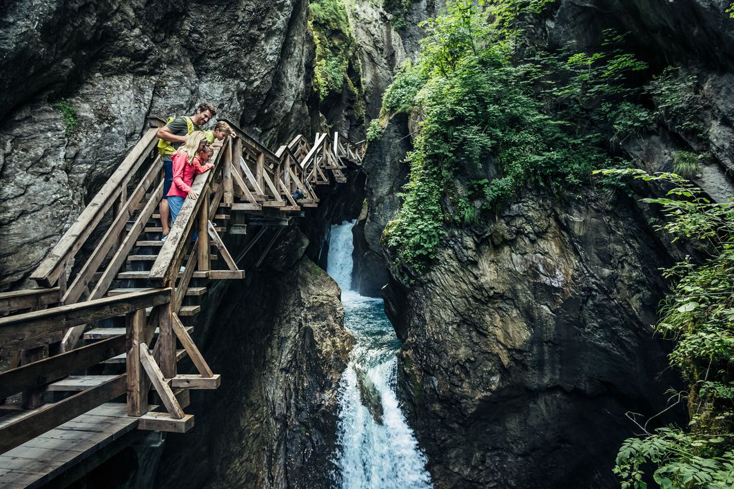 Sigmund Thun Klamm als Erlebnis für die ganze Familie © Zell am See-Kaprun Tourismus