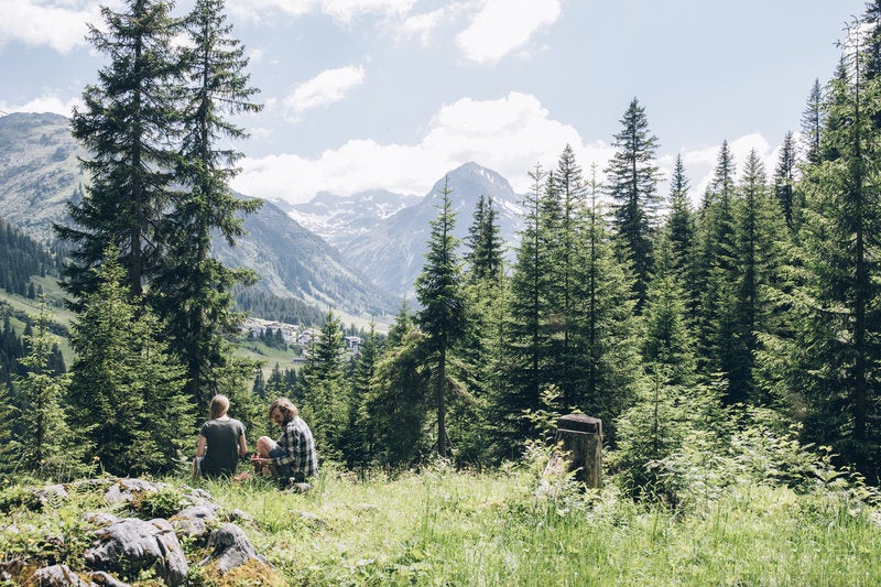 Wandern Oberlech © Lech Zürs Toursmus GmbH Foto Daniel Zangerl