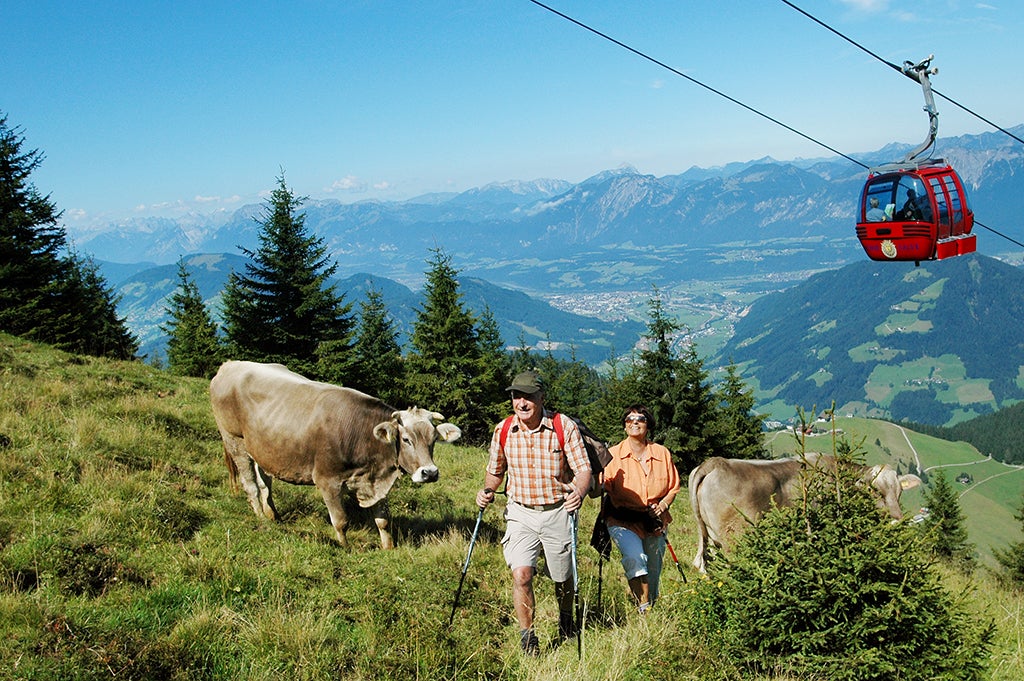 Ein Naturgenuss - Wandern auf die Hohe Salve © Bildarchiv SkiWelt