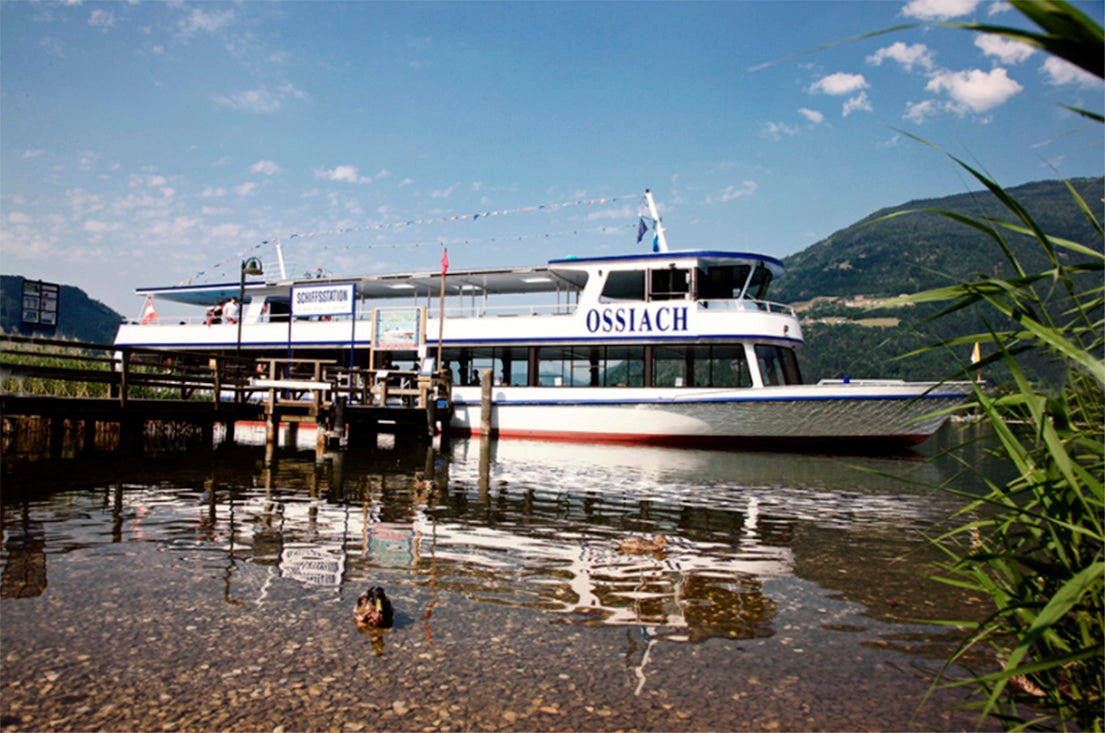 Die MS Ossiach am Ossiacher See © Villach Tourismus GmbH, Foto Design Photograph