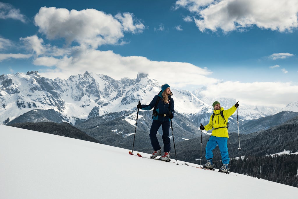 Paerchen-auf-Skitour-im-Tennengebirge © SalzburgerLand Tourismus 
