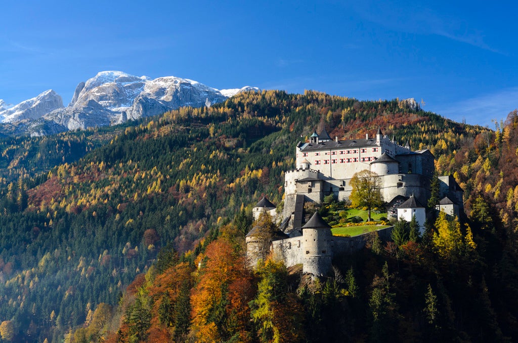 Festung-Hohenwerfen-mit-Hochkoenig © Oesterreich-Werbung Foto Volker Preusser