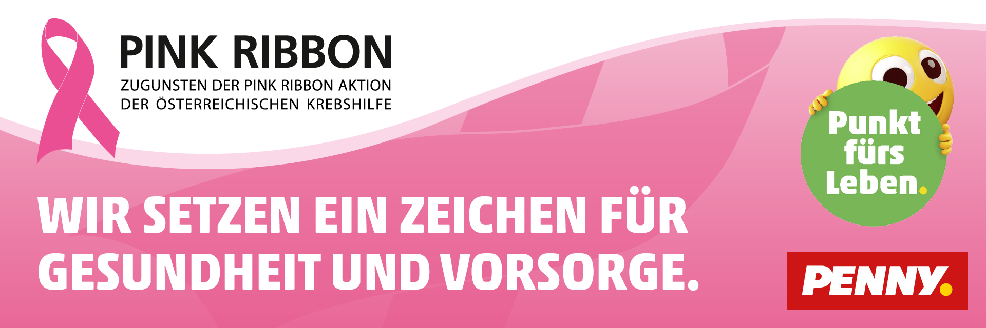 Pink Ribbon x PENNY: Wir setzen ein Zeichen für Gesundheit und Vorsorge.