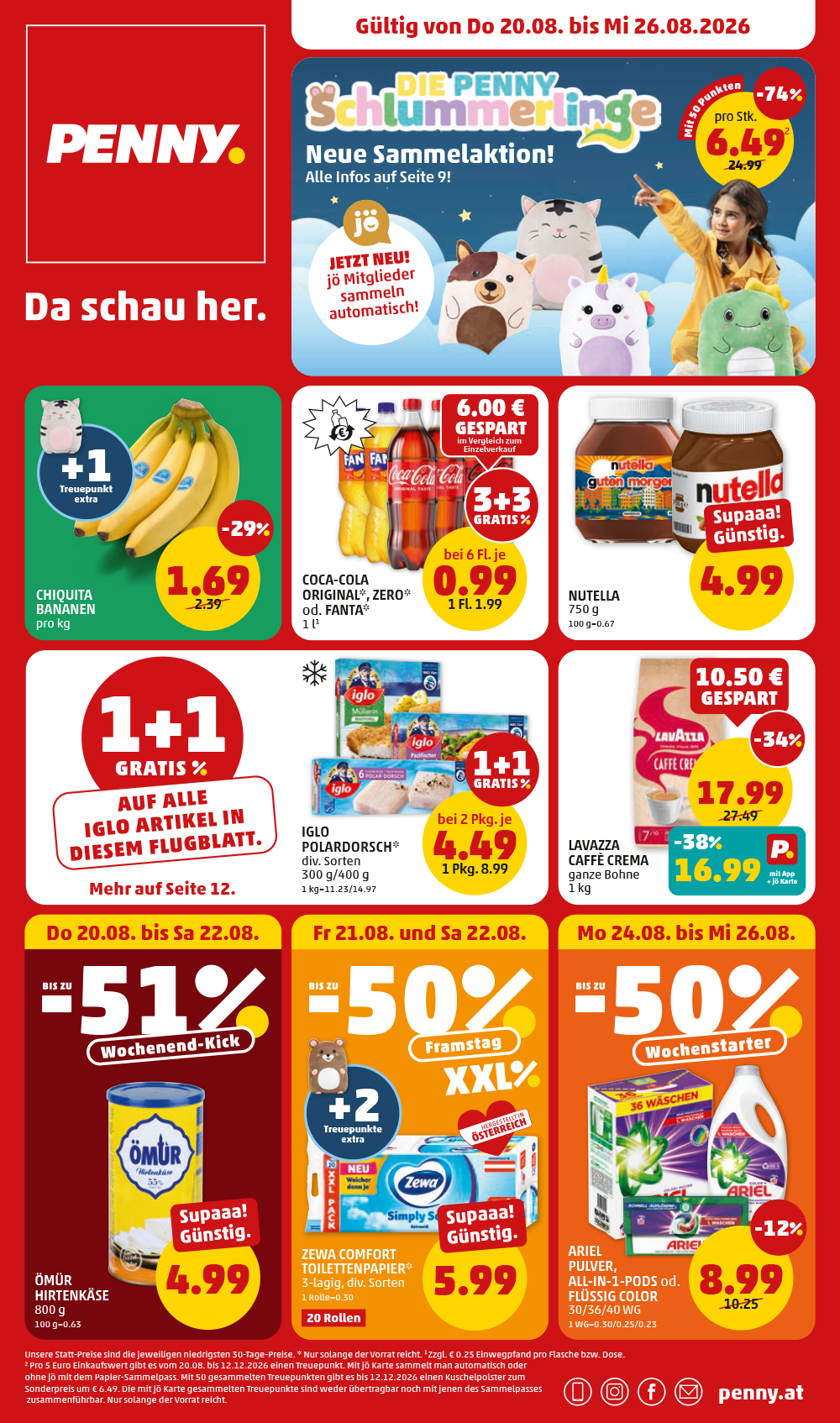 Titelseite PENNY Online Flugblatt Do 20.08. bis Mi 26.08.2026