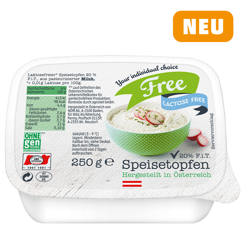 Free Topfen laktosefrei