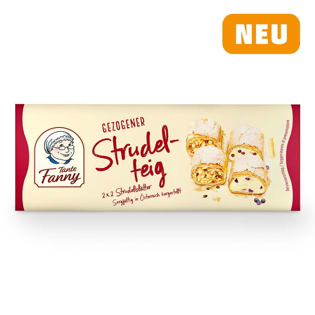 Tante Fanny frischer Strudelteig