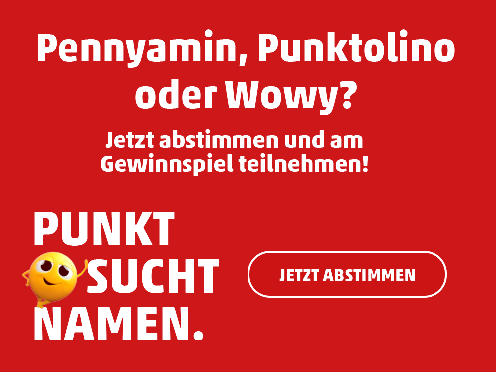 Punkt sucht Namen: Jetzt abstimmen und mit etwas Glück gewinnen!