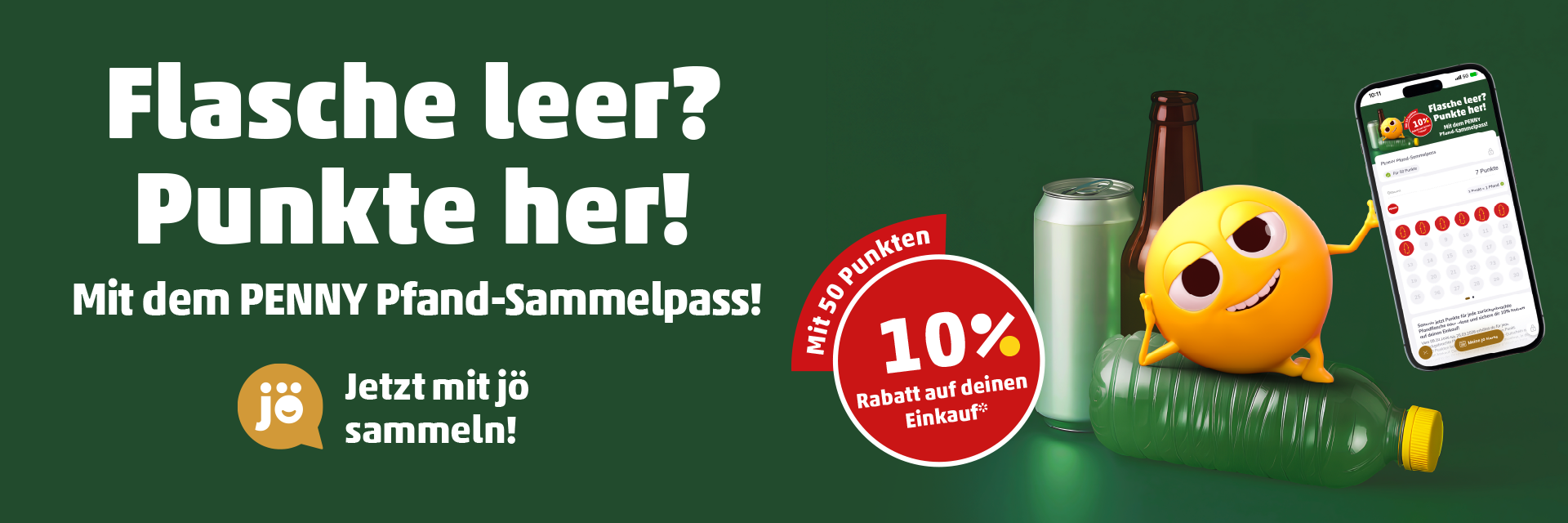 Der PENNY Pfand-Sammelpass