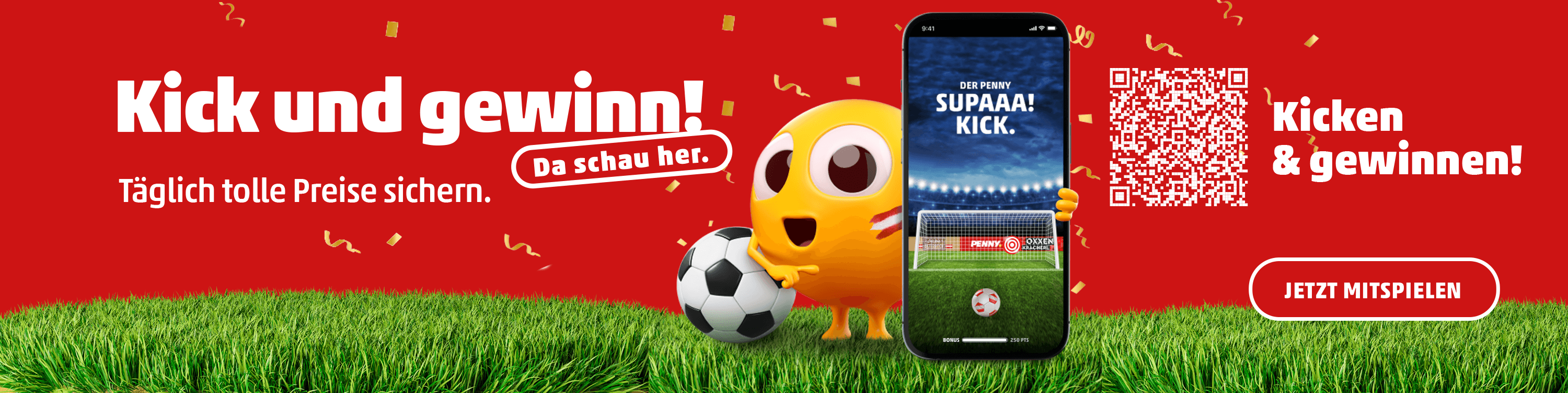 Der PENNY Supaaa! Kick. in der PENNY APP